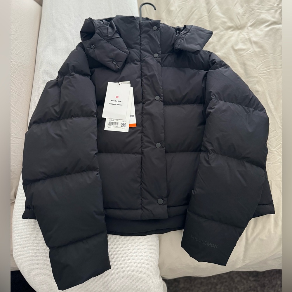 Lululemon Wunderpuff Cropped Jacket size 10